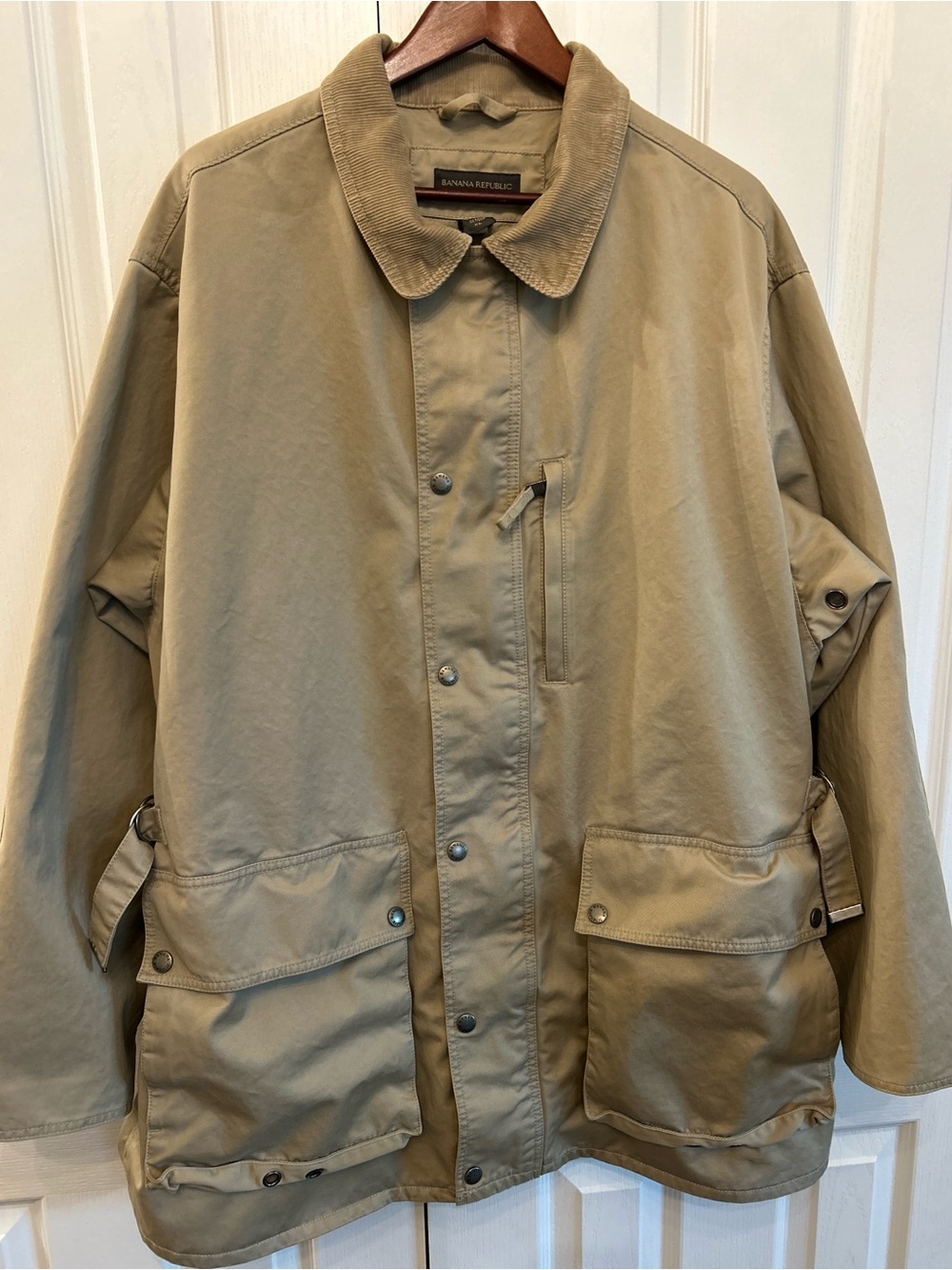 Vintage Banana Republic 2002 Field Chore Jacket Khaki 100% Cotton EUC